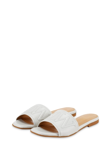 Nicowa Monogram slide sandals - LAUREWI NCW in Creamarticle number NC8A18003012E-072 Black Friday