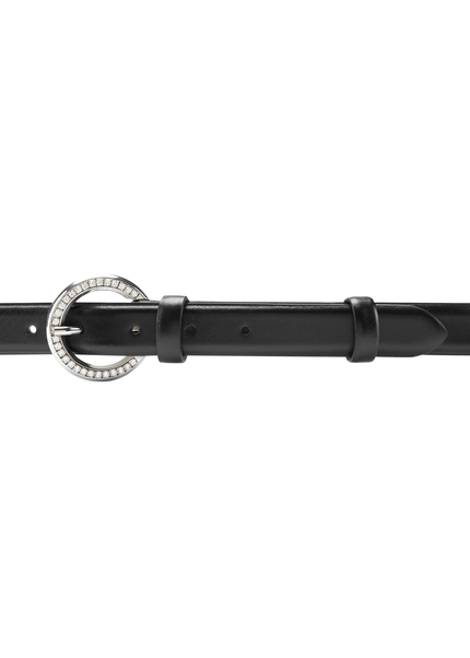 Nicowa Belt with rhinestone buckle LUNAWI in BLACKarticle number NC8A21102019E-002 Valentinstagsangebot