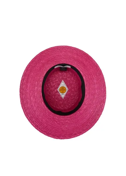 Nicowa Boater straw hat with band - MONTAPINO in Pinkarticle number NC8A11601094E-139 Jubiläumsangebot
