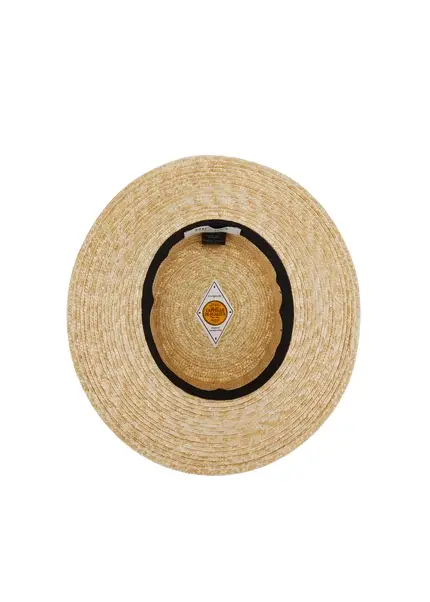 Nicowa Boater straw hat with band - MONTAPINO in Beigearticle number NC8A11601010E-138 Lagerräumung