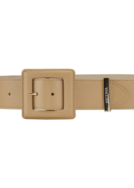 Nicowa Medium-width leather belt DOLCEWA in CAMELarticle number NC7A21102022E-101 Neuheiten
