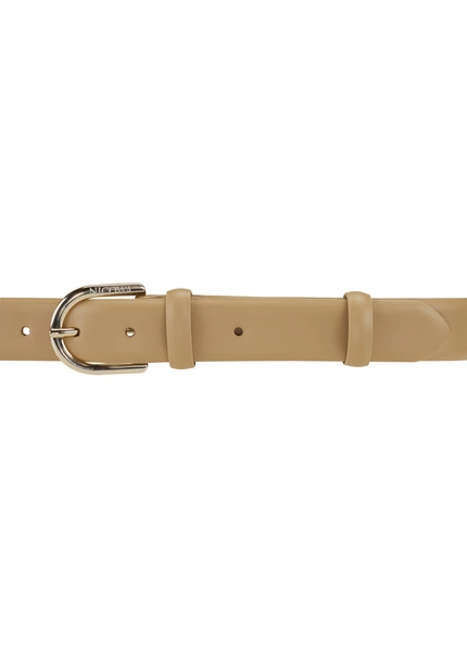 Nicowa Classic leather belt COLANI in CAMELarticle number NC7A21101022E-101 Räumungsverkauf