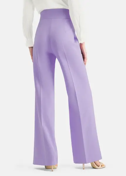 Nicowa Subtle Marlene trousers with a high waist - COREANA in LILAarticle number NC6A12009064E-145 VIP-Rabatte