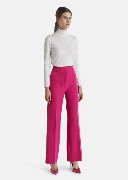 Nicowa Classic wide-leg trousers CORINO in PINKarticle number NC7A24012019E-139 Begrenzte Freigabe