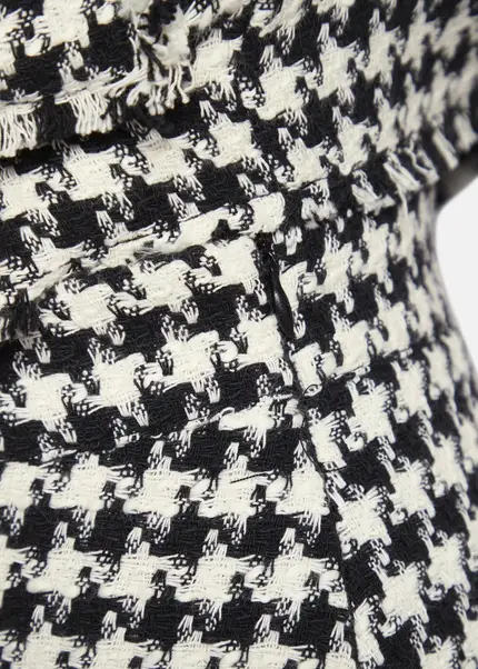 Nicowa Simple mini skirt made of bouclé LANITO in BLACK MULTICOLORarticle number NC8A22502019E-002 Letzter Tag