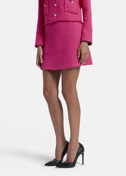 Nicowa Simple bouclé mini skirt- LANITO in PINKarticle number NC7A32015044E-139 Zeitbegrenzte Promotion