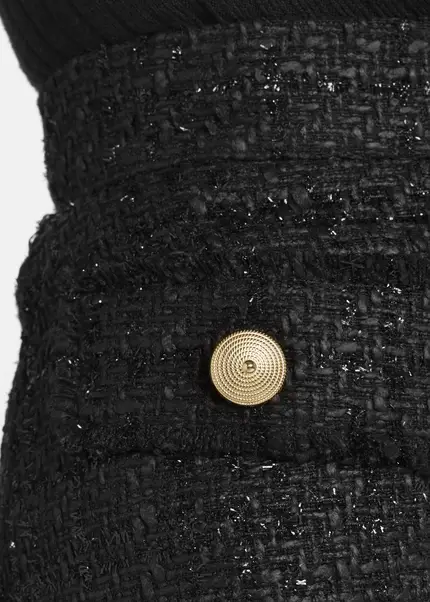 Nicowa Bouclé skirt with lamé effect BRUNAWI in BLACK LAMÉarticle number NC8A22506019E-002 Vierteljährliche Förderung