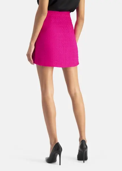 Nicowa Bouclé mini skirt- MIORO in PINKarticle number NC7A32013044E-139 Bis zu 55% Rabatt