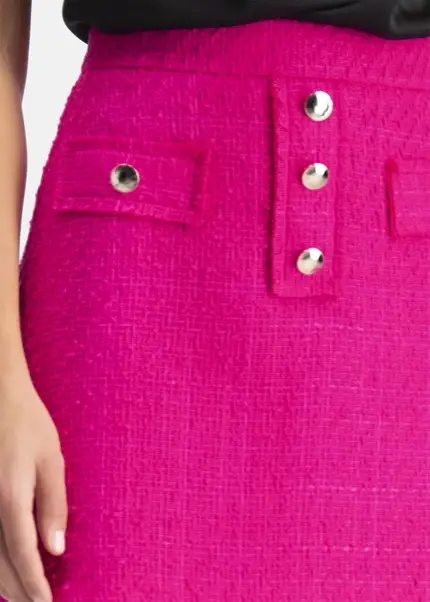 Nicowa Bouclé mini skirt- MIORO in PINKarticle number NC7A32013044E-139 Bis zu 55% Rabatt