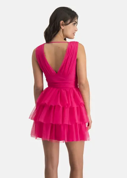 Nicowa Tulle mini dress - STELLOWA in PINKarticle number NC7A12030044E-139 Speichern exportieren