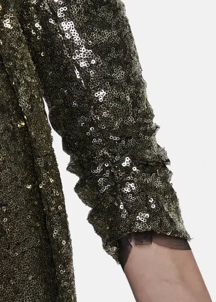 Nicowa Maxi sequin wrap dress - MILOWA in GOLDarticle number NC8A22011023E-131 2025