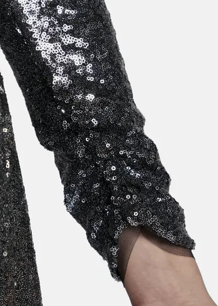Nicowa Mini sequin wrap dress - MILOWA in SILVERarticle number NC8A22009031E-088 Outlet