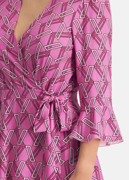 Nicowa Extravagant wrap dress - PINOWA in PINKarticle number NC7A12022044E-139 Schlussverkauf