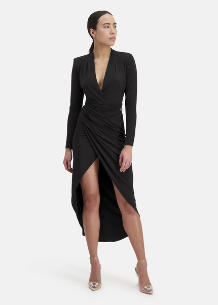 Nicowa Draped midi dress - MICIMA in BLACKarticle number NC8A12002019E-002 Meist gekauft