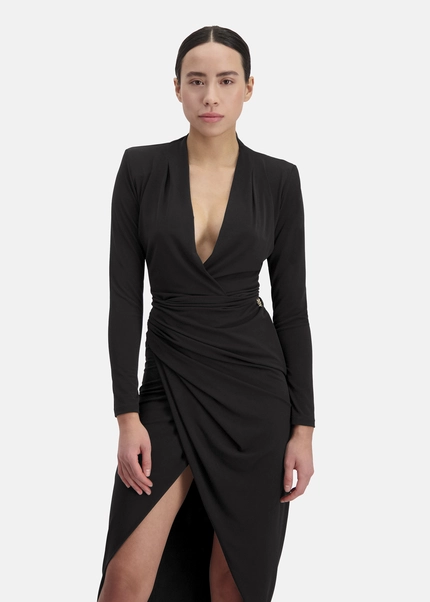 Nicowa Draped midi dress - MICIMA in BLACKarticle number NC8A12002019E-002 Meist gekauft