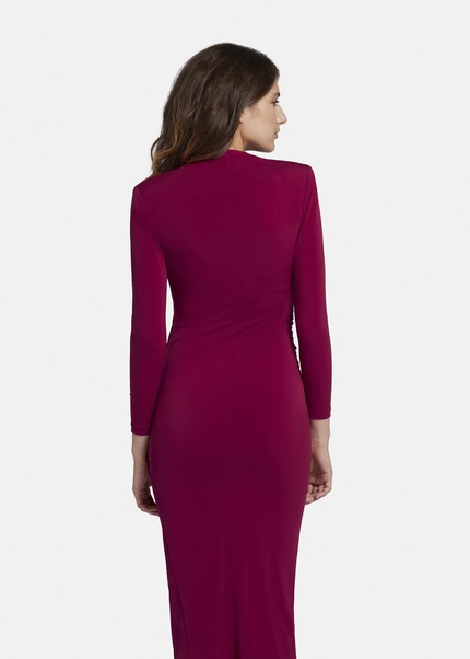 Nicowa Draped midi dress - MICIMA in dark berryarticle number NC8A22003034E-011 Kostenloser Versand