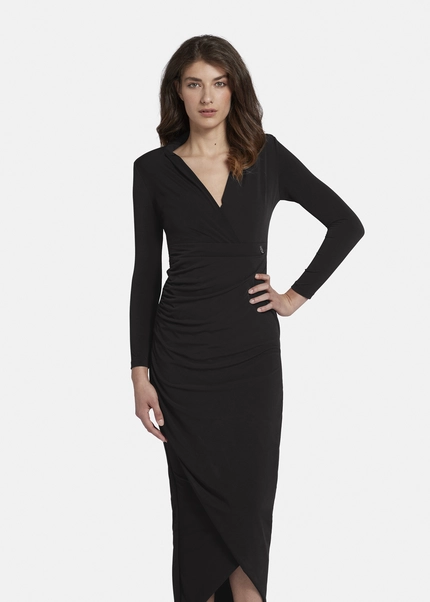 Nicowa Draped maxi dress - MICIMA in BLACKarticle number NC8A22005019E-002 Sonderangebot