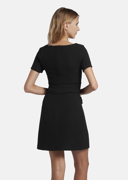 Nicowa Sheath bouclé dress VANTREA in BLACKarticle number NC8A22504019E-002 Begrenztes Angebot