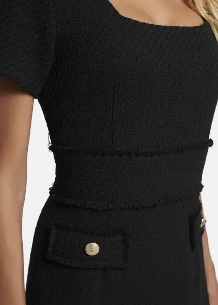Nicowa Sheath bouclé dress VANTREA in BLACKarticle number NC8A22504019E-002 Begrenztes Angebot