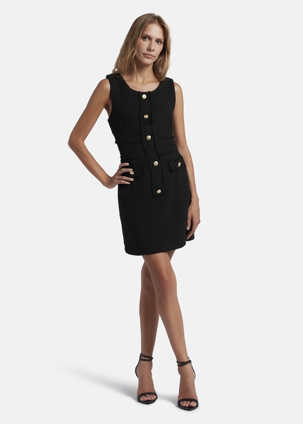 Nicowa Short bouclé dress- CHIMORA in BLACKarticle number NC7A32009019E-002 Online Shopping