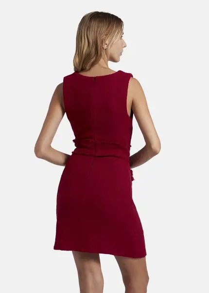 Nicowa Short bouclé dress CHIMORA in dark berryarticle number NC8A22503034E-011 Exklusivangebot