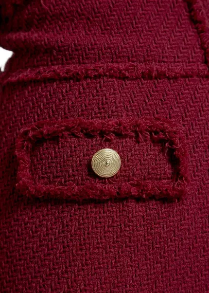 Nicowa Short bouclé dress CHIMORA in dark berryarticle number NC8A22503034E-011 Exklusivangebot