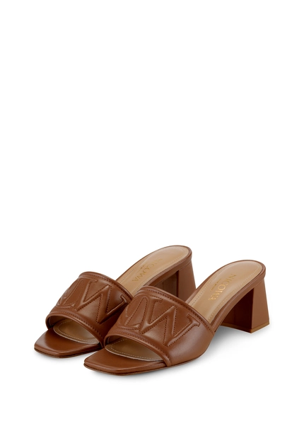 Nicowa Monogram block sandal - CAPULIO NCW in Brownarticle number NC8A11503027E-151 Saisonschlussverkauf