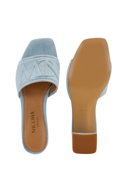 Nicowa Monogram block sandal - CAPULIO NCW in Denimarticle number NC8A11503025E-005 Black Friday