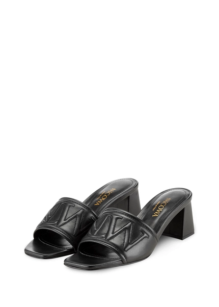 Nicowa Monogram block sandal - CAPULIO NCW in Blackarticle number NC8A11503019E-002 Cyber Monday