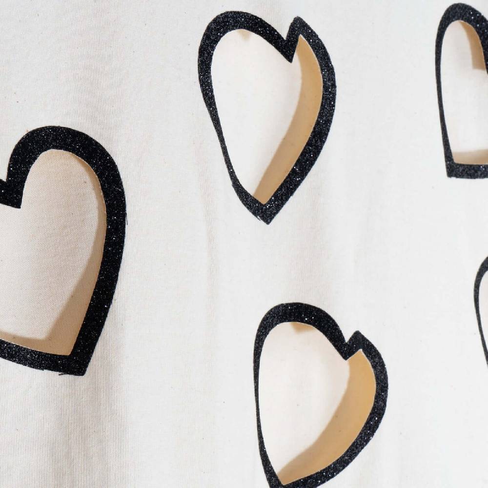 NIL+MON Oversize Tee "Flying Hearts" Verkauf