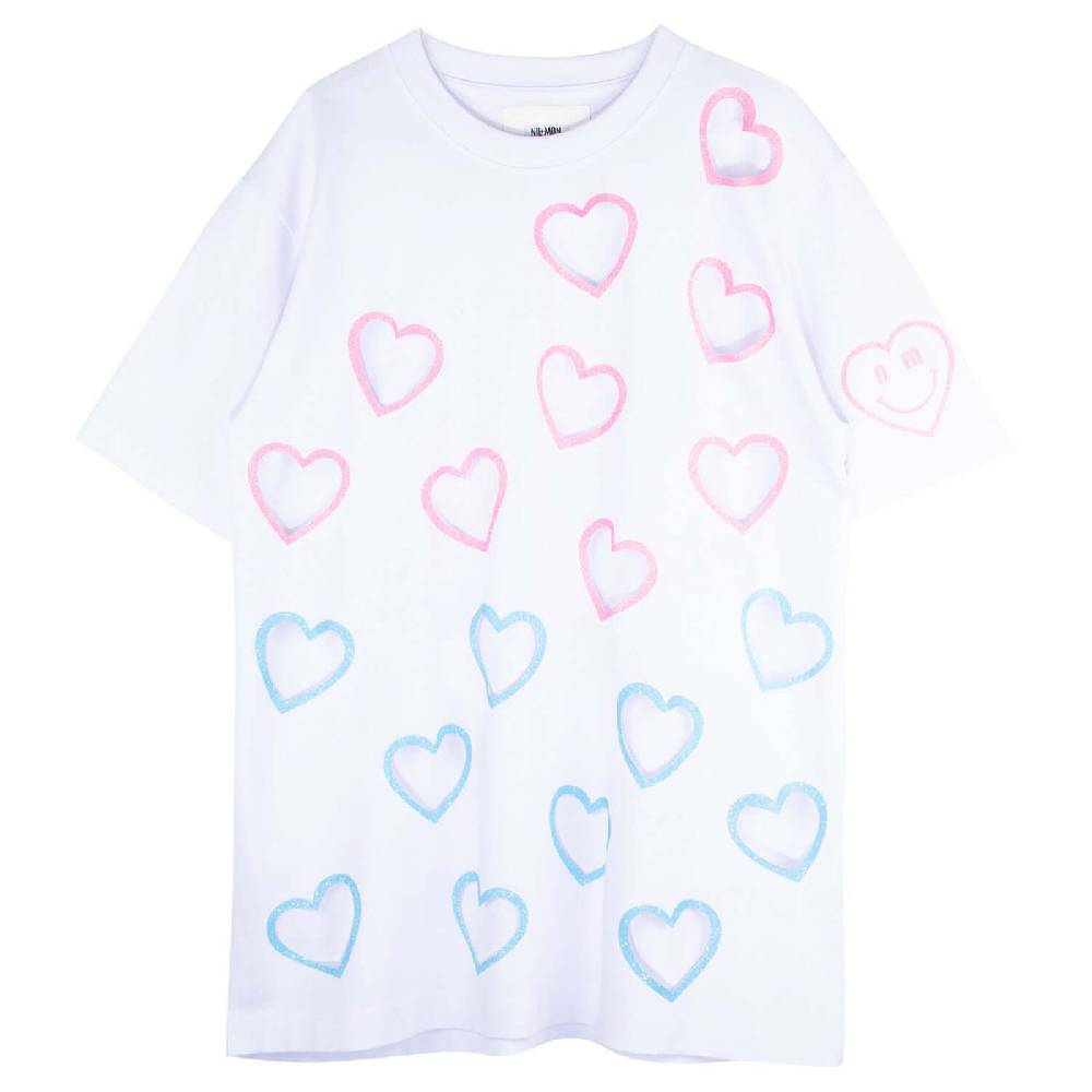 NIL+MON Oversize Tee "Flying Hearts" Angebote