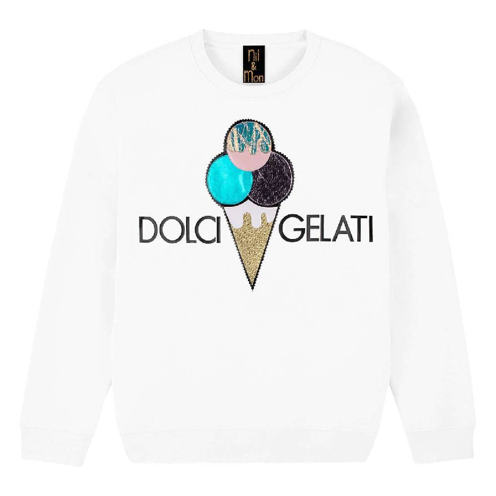 NIL+MON Sweatshirt "Dolci Gelati" Bis zu 55% Rabatt