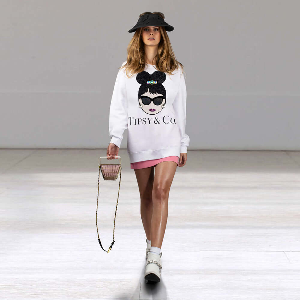 NIL+MON Sweatshirt "Tipsy" Discount Store für neue Produkte