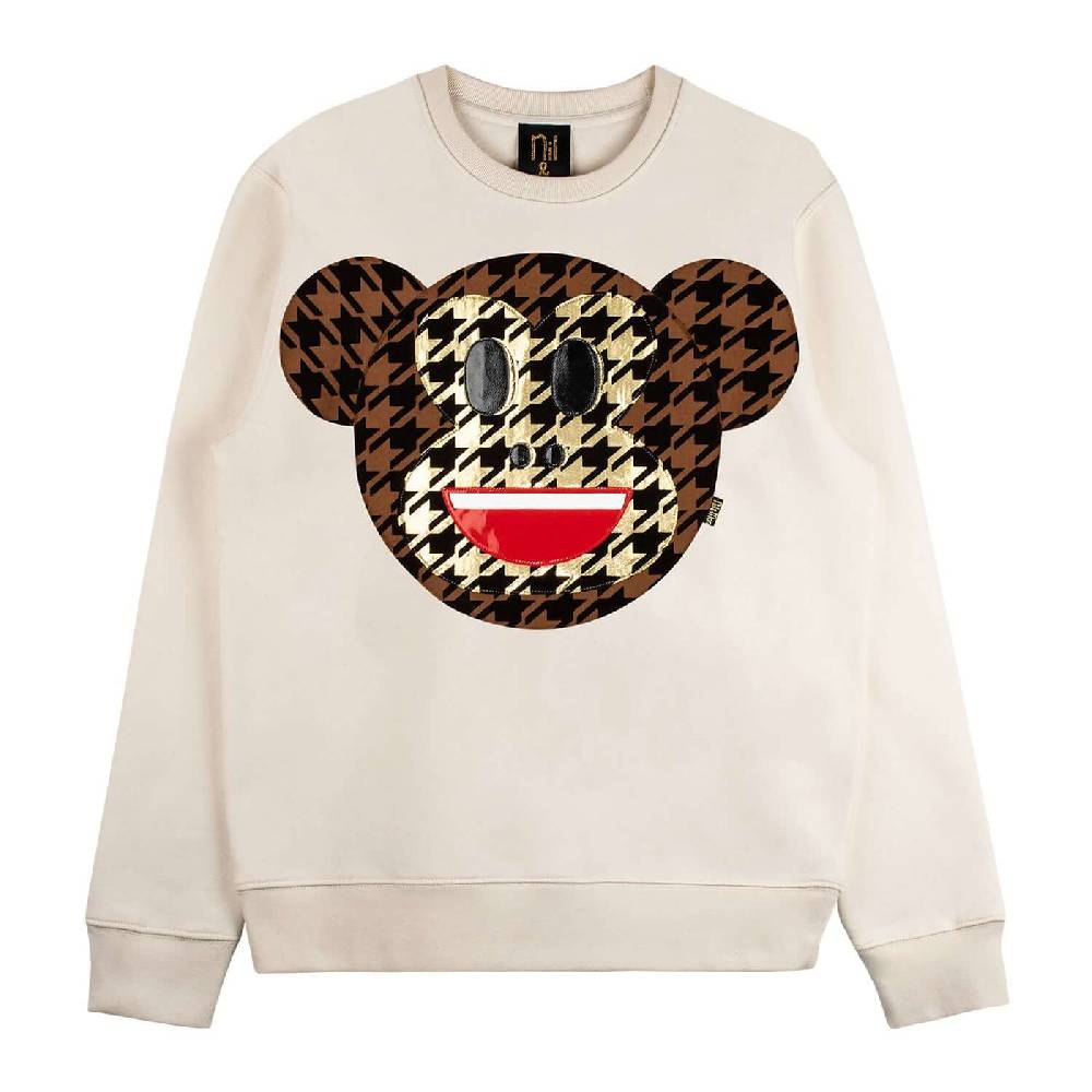 NIL+MON Sweatshirt "Monkey" Super Rabatt