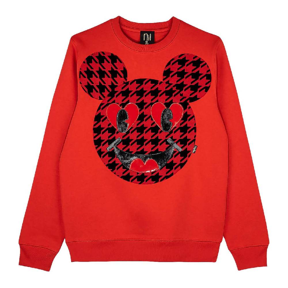 NIL+MON Sweatshirt "Chess" - red 50% Rabatt mit kostenlosem Versand