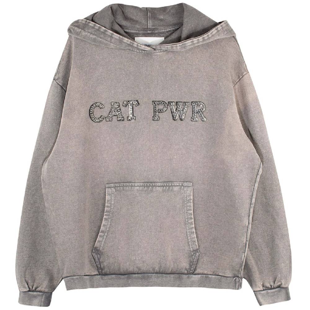 NIL+MON Washed Hoodie "Cat PWR" Outlet