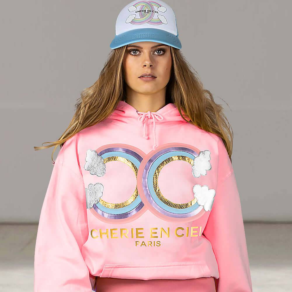 NIL+MON Hoodie "Cherie en Ciel" Meist gekauft