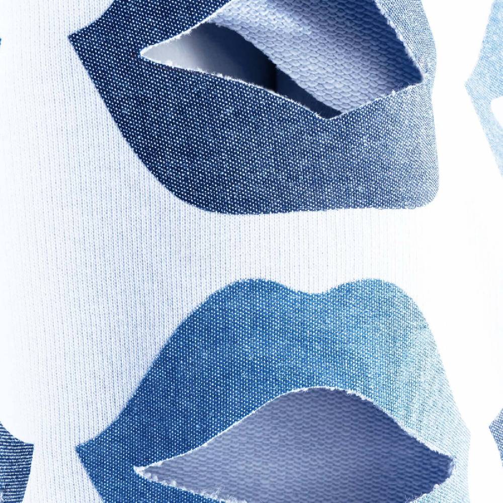 NIL+MON Crop Sweatshirt "Denim Lips" Kauf eins, bekomm eins gratis