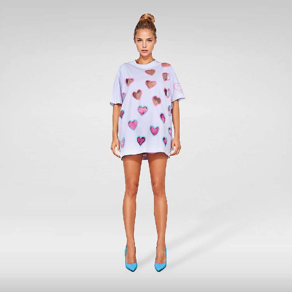 NIL+MON Oversize Tee "Flying Hearts" 50% Rabatt für begrenzte Zeit
