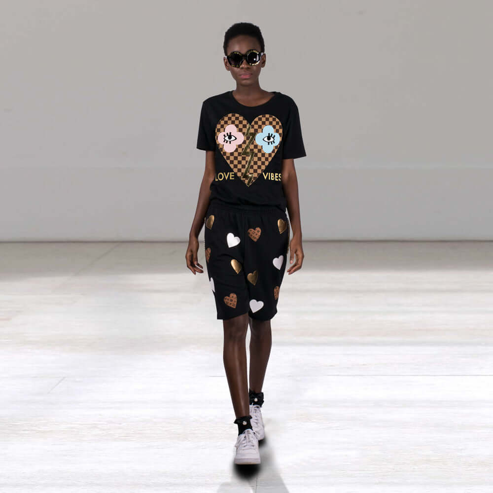 NIL+MON T-Shirt "Love Vibes" Fabrikpreis