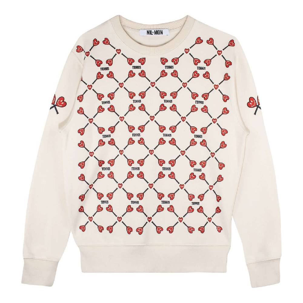 NIL+MON Sweatshirt "Racket" VIP-Rabatte