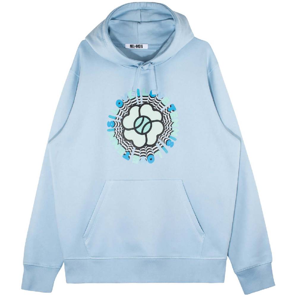 NIL+MON Hoodie "Circle Blue" Begrenzte Freigabe