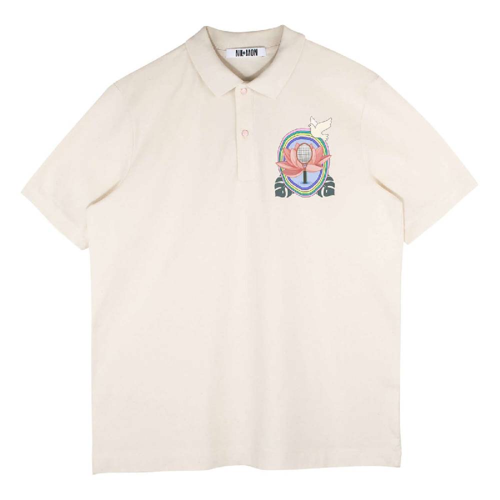 NIL+MON Polo Shirt "Dove" Bis zu 60% Rabatt