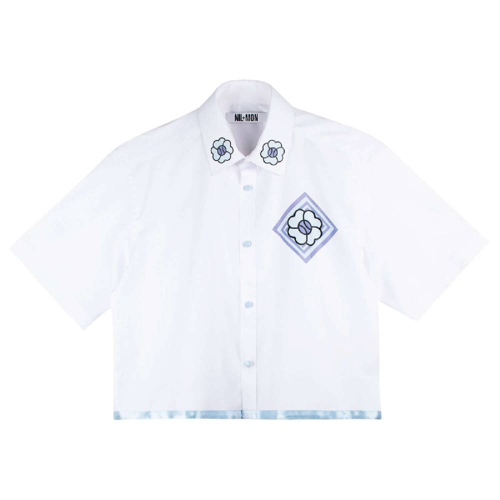 NIL+MON Crop Shirt "Clover" Im Verkauf