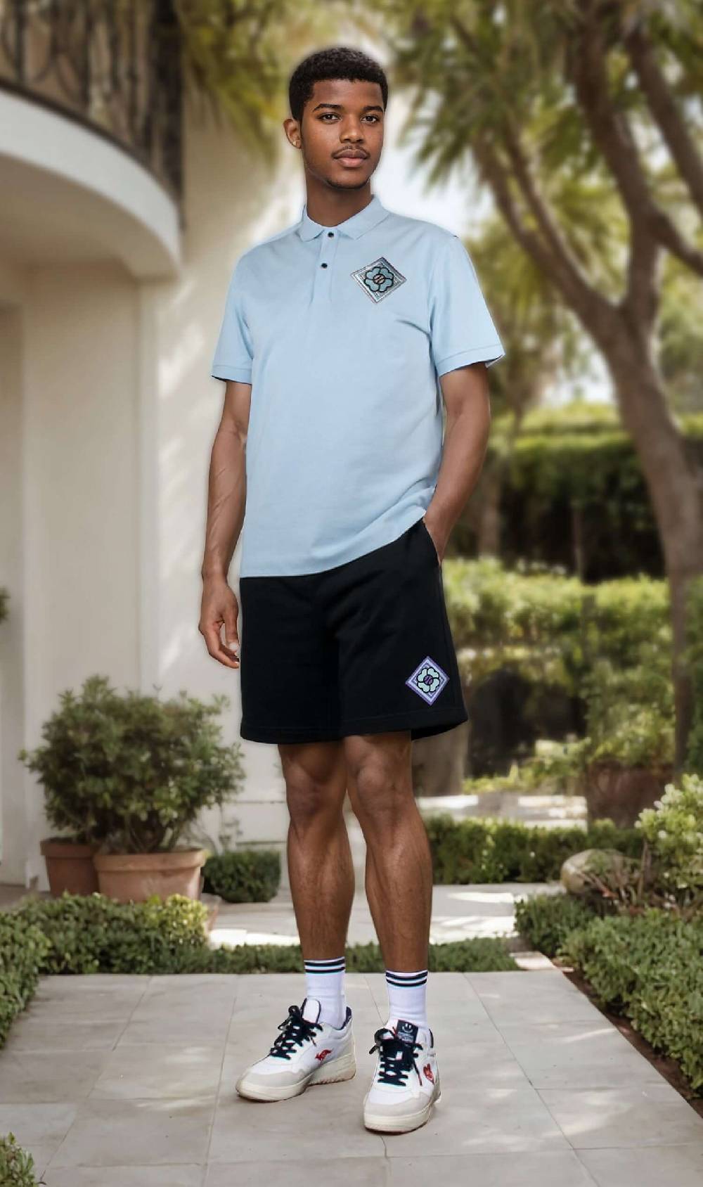 NIL+MON Shorts "Clover Blue" 50% Rabatt für begrenzte Zeit
