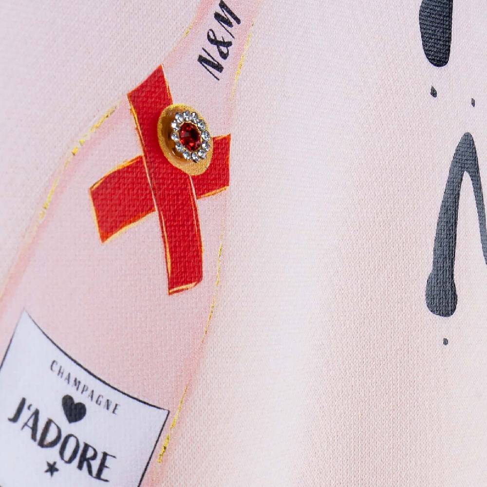NIL+MON Sweatshirt "Champagne Girl" Blitzverkäufe