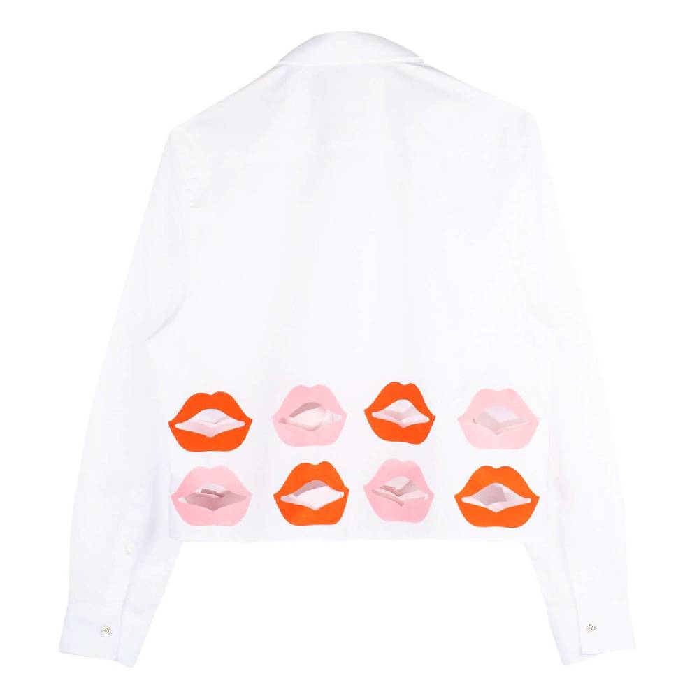 NIL+MON Crop Shirt "Lips" Vatertagsangebot