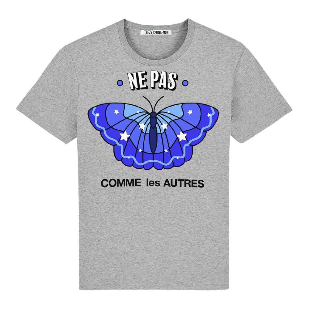 NIL+MON T-Shirt "TZ Ne Pas Blue" Lagerräumung