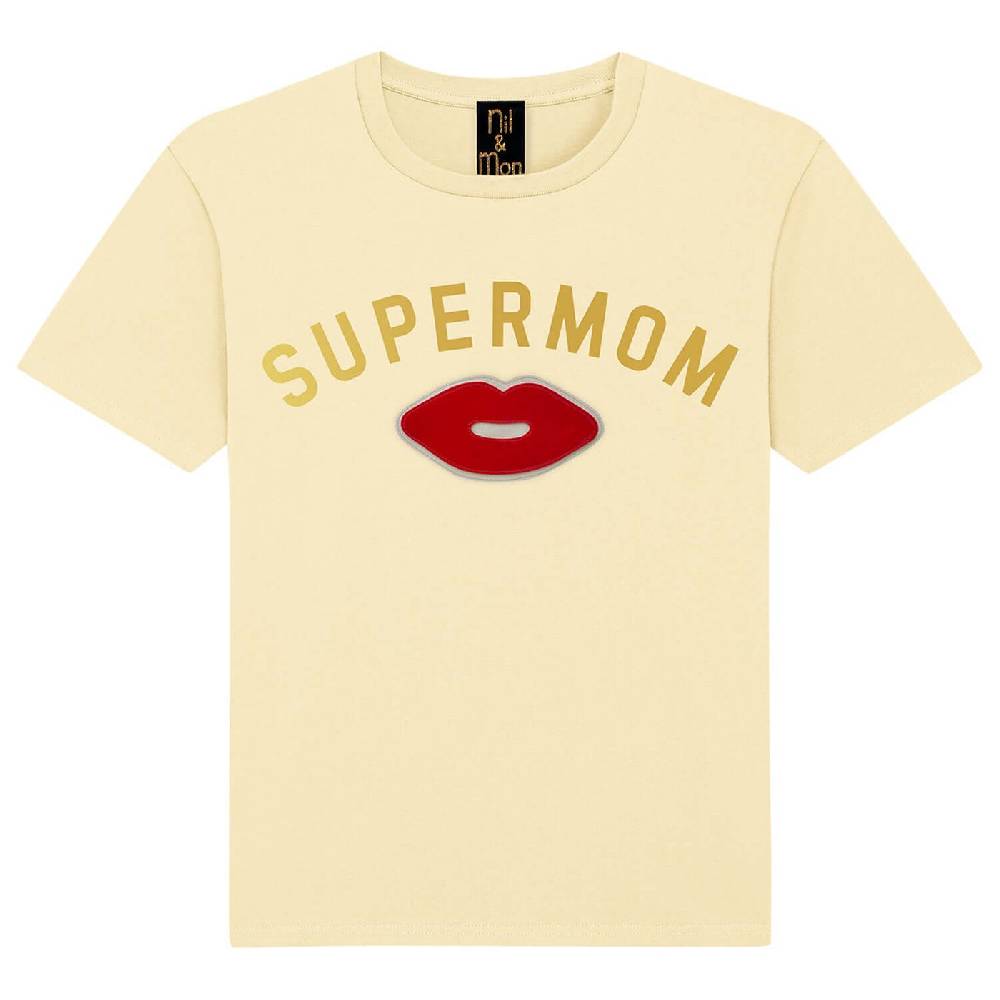 NIL+MON T-Shirt "Supermom" Begrenzte Freigabe