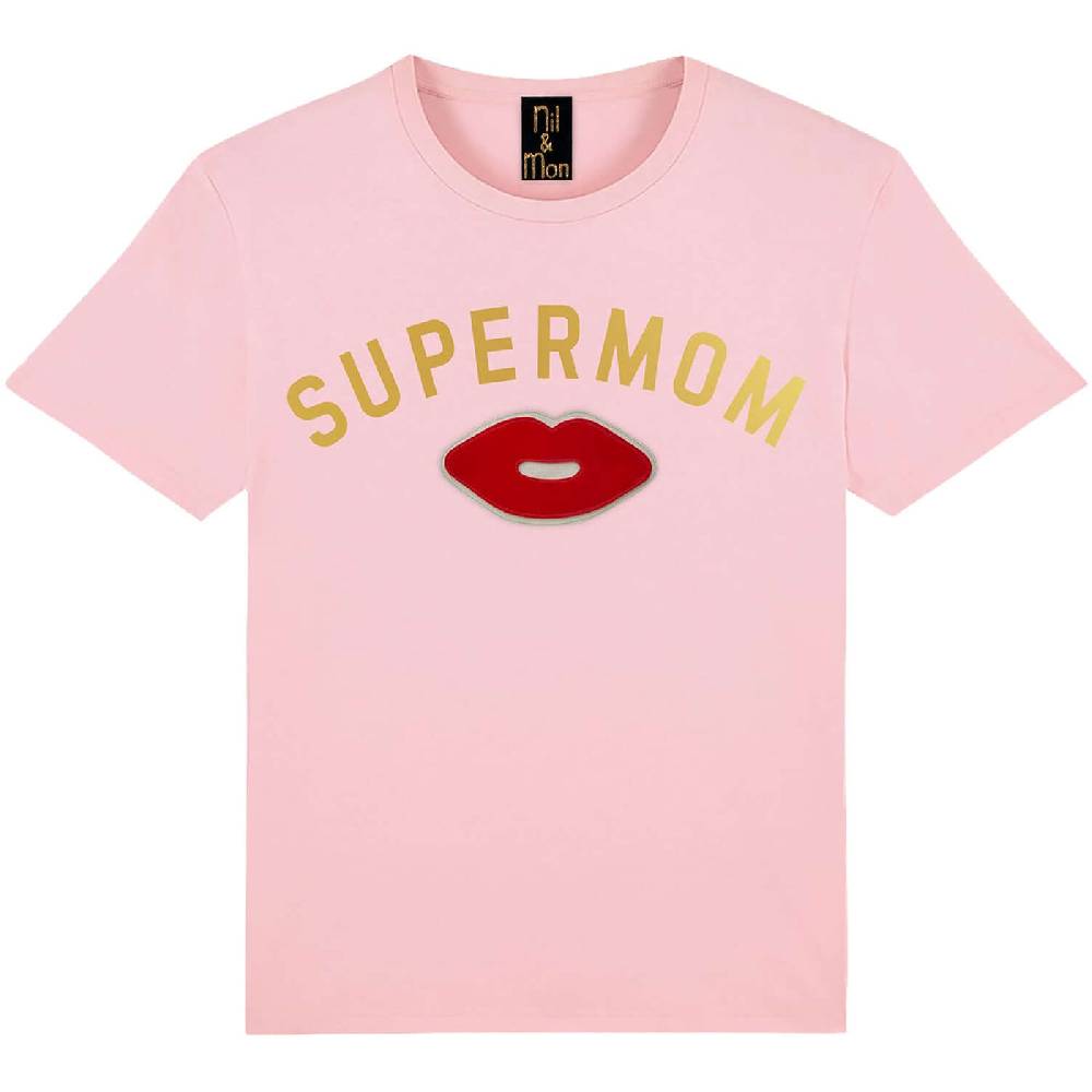 NIL+MON T-Shirt "Supermom" Begrenzte Freigabe